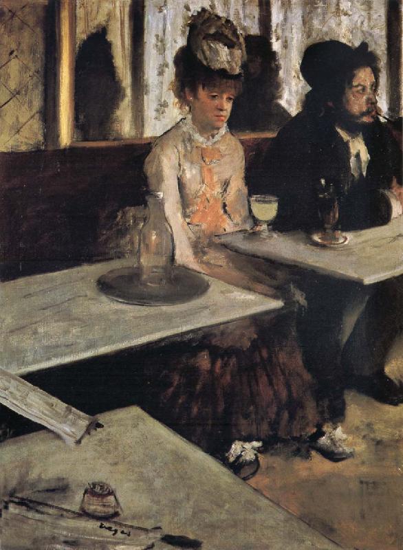 Edgar Degas L-Absintbe Norge oil painting art
